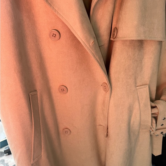 Forever 21 Champagne Pearl Trench Coat - Picture 5 of 6